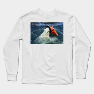 Polar Bear Affected By Climate Change Long Sleeve T-Shirt
